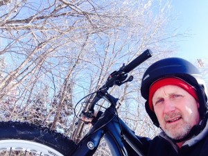 Chris did some important bike shop business and test rode the Salsa Beargrease in the snow at Frostbike. 