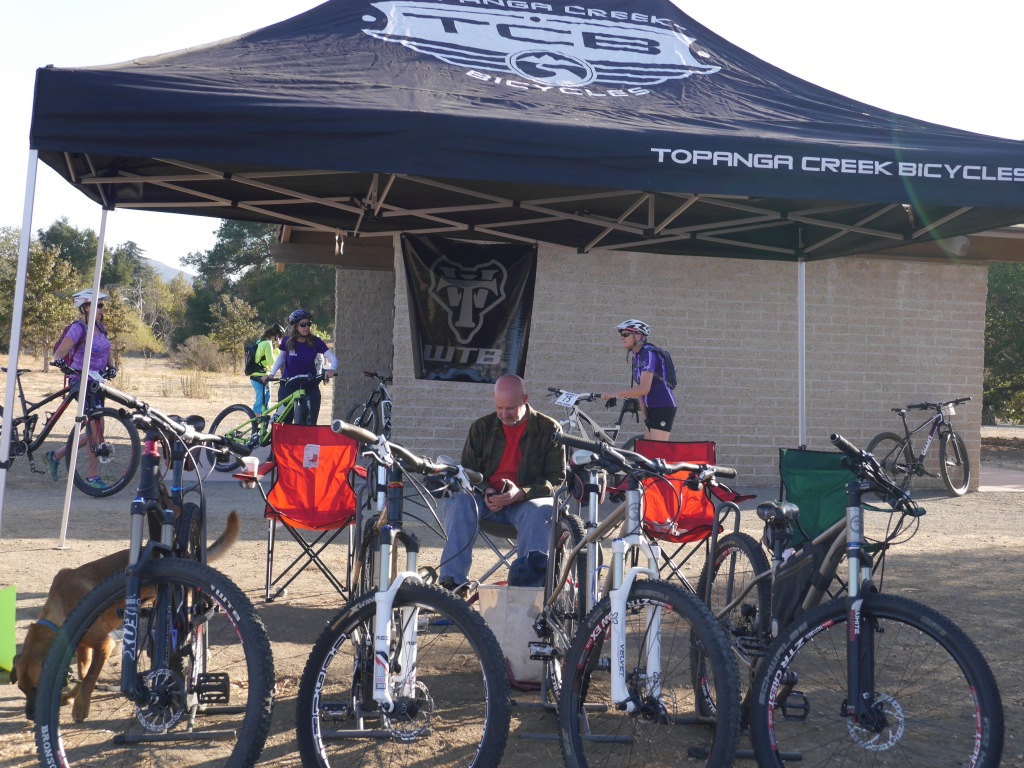 We had 4 bicycle demos available at the event. 