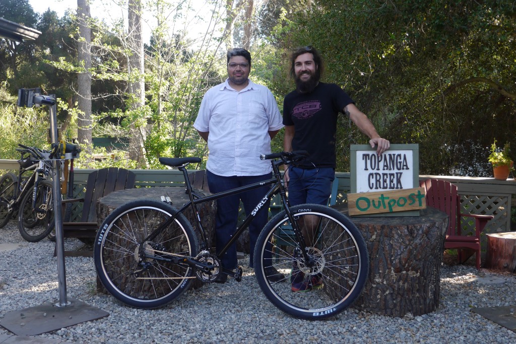 When we asked Jyoteen if he had plans to ride his new Surly Ogre this weekend, he said yes, emphatically.    When we asked him where, he had no idea.   He just wants to ride.  Anywhere and everywhere.   Awesome.  That is the way to start ride.  Anywhere, and everywhere.   Have fun Jyoteen. 