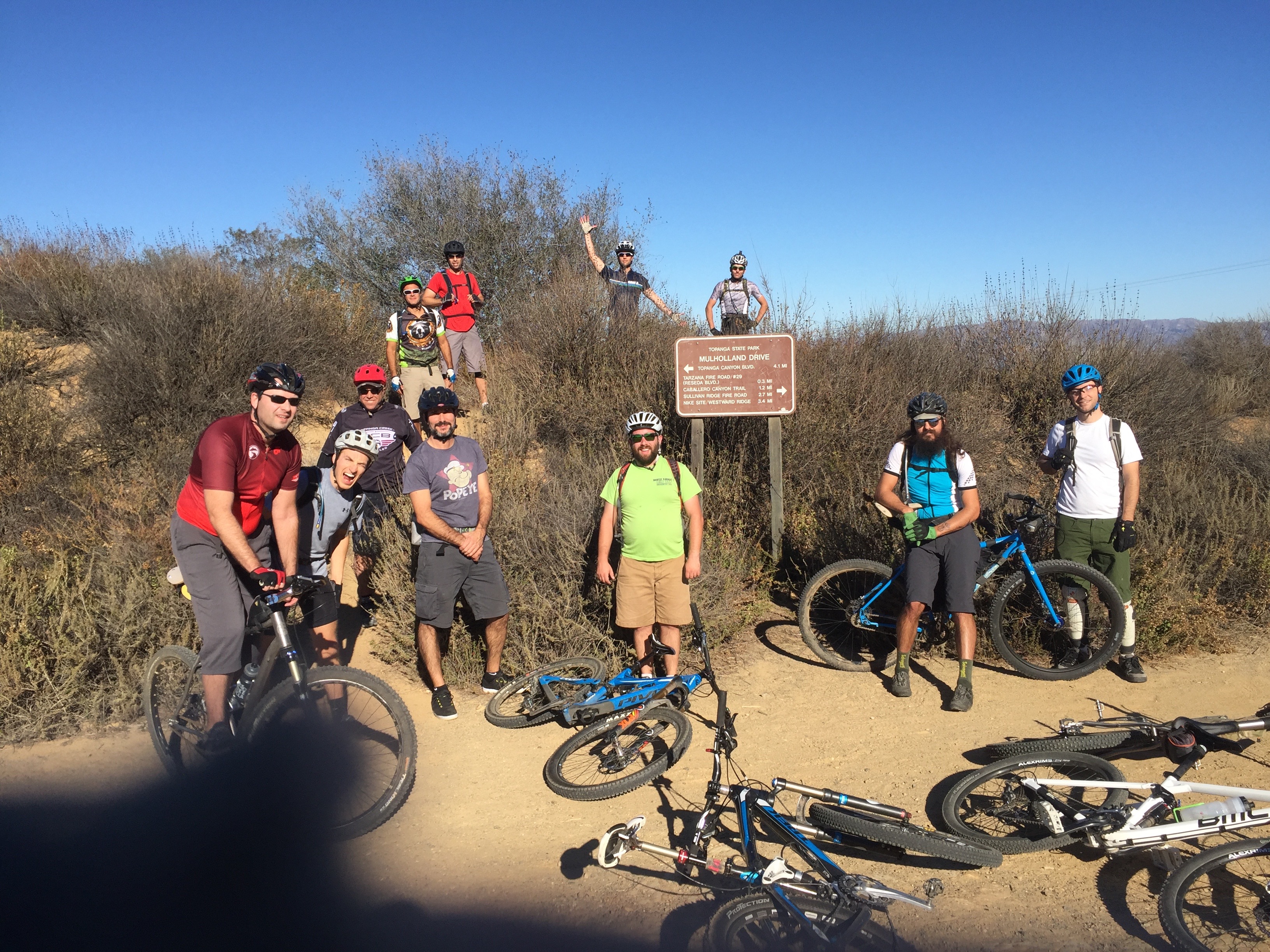 Our weekly ride. This week we rode to the old Nike Missile base.
