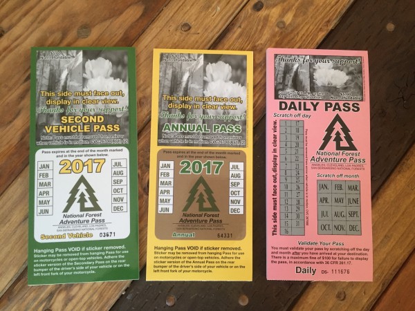 2017 Adventure passes in the house. 